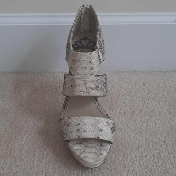 Fergalicious Snakeskin Platform Sandals - Picture 5 of 5